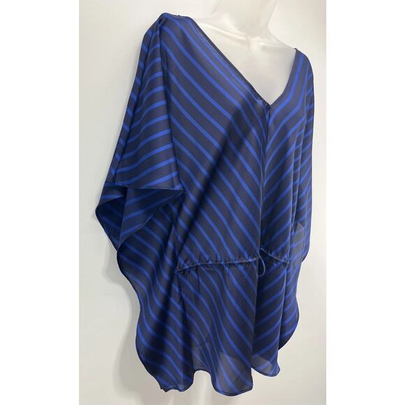 NWT Lauren Ralph Lauren Caftan Kimono Sleeve Drawstring Tie Pullover L/XL - Picture 2 of 8